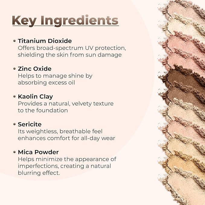 (1 Pound) (Light Tan) Foundation Powder Refill By Sweet Face Minerals, Lightweight Mineral Loose Makeup Powder with SPF 20, Full Coverage Flawless Finish, Talc-free, Cruelty-Free, Refill Pouch